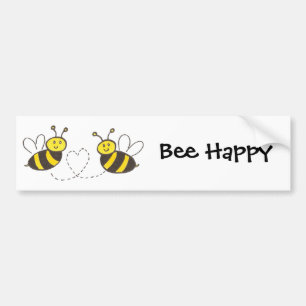 Sticker de pare-chocs pour abeilles de miel avec c