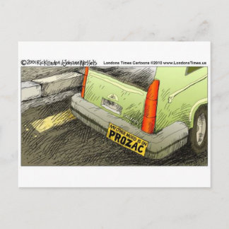 Sticker de pare-chocs Prozac Funny Cartes et cadea