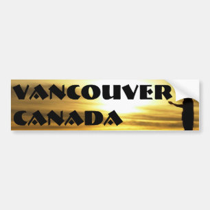 Sticker de pare-chocs Vancouver Cadeaux de souveni