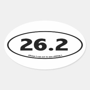 Sticker de parodie sarcastique Humour de coureur d