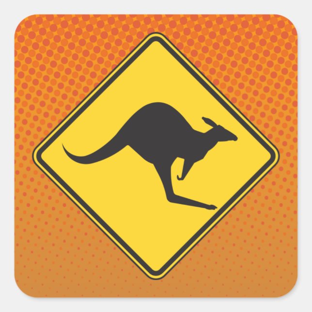 Sticker de passage de Kangaroo (Devant)