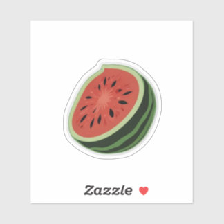 Sticker de pastèque mignonne