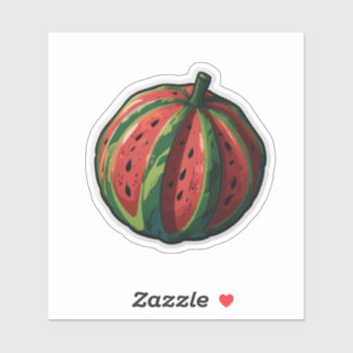 Sticker de pastèque mignonne