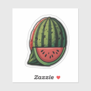 Sticker de pastèque mignonne