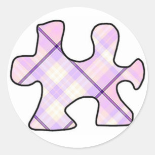 Sticker de pièce de casse-tête