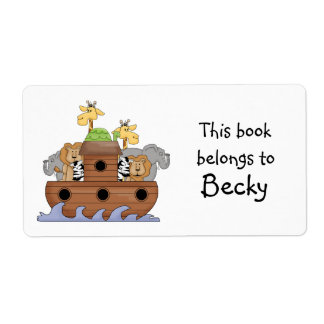 Sticker de plaque d'arche de Noah