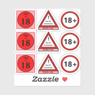 Sticker de plus de 18 ans