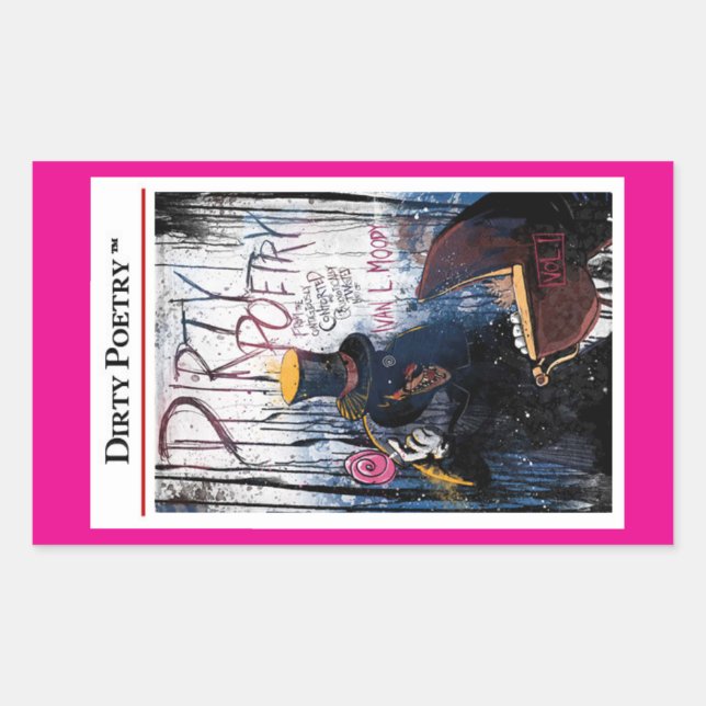 Sticker DE POÉSIE SALE (Devant)