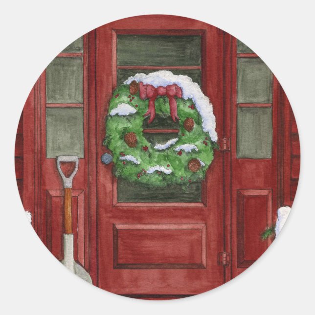 Sticker de porte de vacances (Devant)