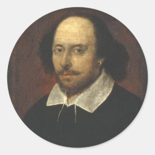 Sticker de portrait William Shakespeare Color Chan