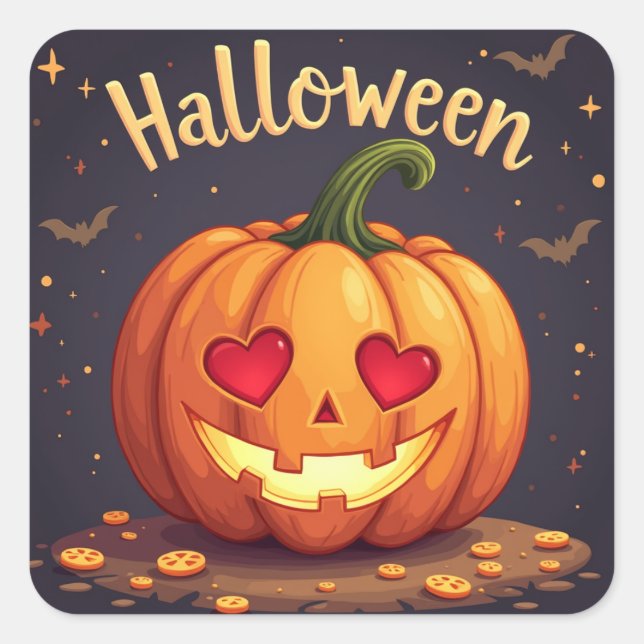 Sticker de poste de fête d'Halloween (Devant)