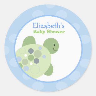 Sticker de préférence personnalisé rond de récif d