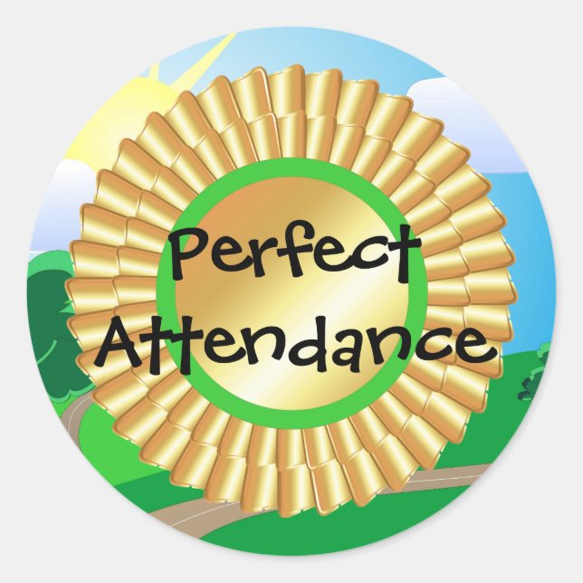 Sticker de présence parfait (Devant)