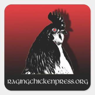 Sticker de presse de poulet faisant rage 2