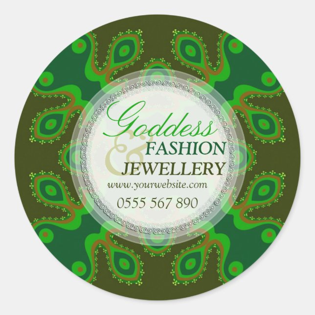 Sticker de produits de vente au détail Green Godde (Devant)