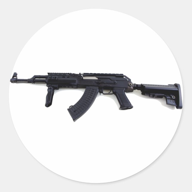 Sticker de profil gauche du fusil tactique AK47 (Devant)