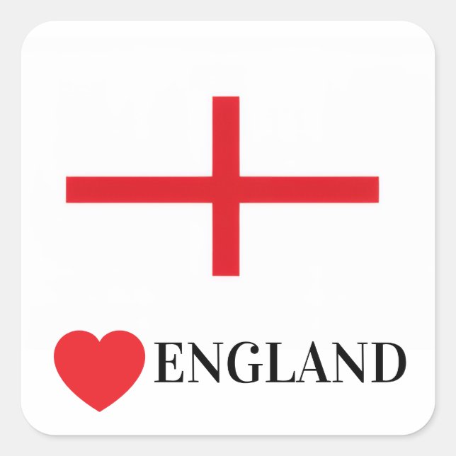 Sticker de protestation Love England (Devant)