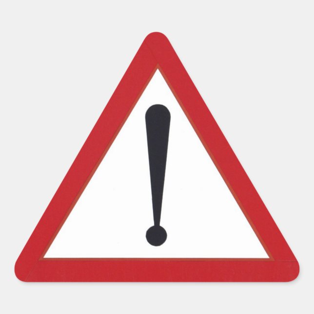 Sticker de prudence ! (Devant)