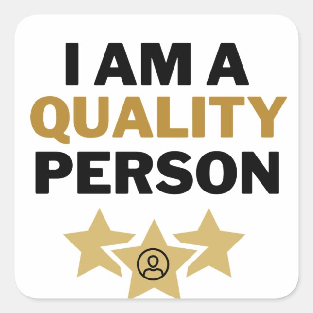 Sticker de qualité (Devant)