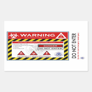 Sticker de quarantaine Zombie