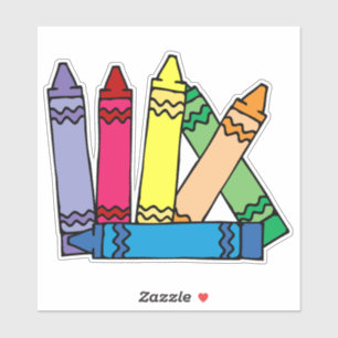 Sticker de Rainbow Crayons