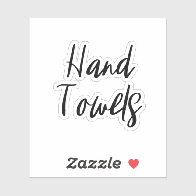 Sticker de rangement pour serviettes à main (Feuille)