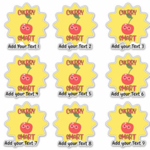 Sticker de récompense pour enseignant très intelli