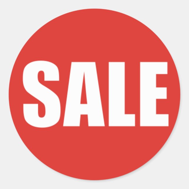 Sticker de remise VENTE (Devant)