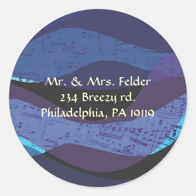 Sticker de réponse du ciel musical de Jérusalem (Devant)