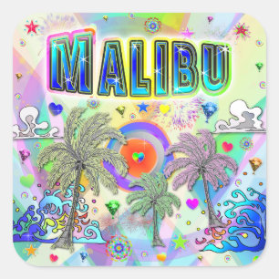 Sticker de rêve Malibu
