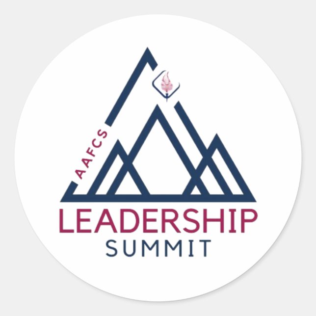 Sticker de ronde du sommet du leadership (Devant)