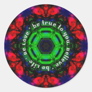Sticker de sagesse géométrique