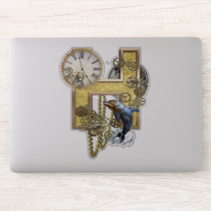 Sticker de sculpture H Capital Steampunk