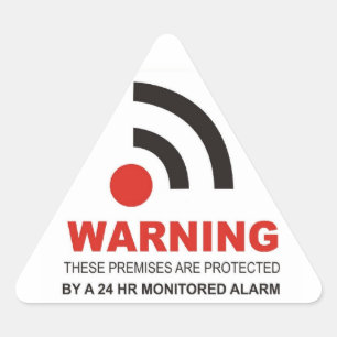 Sticker de sécurité d'avertissement