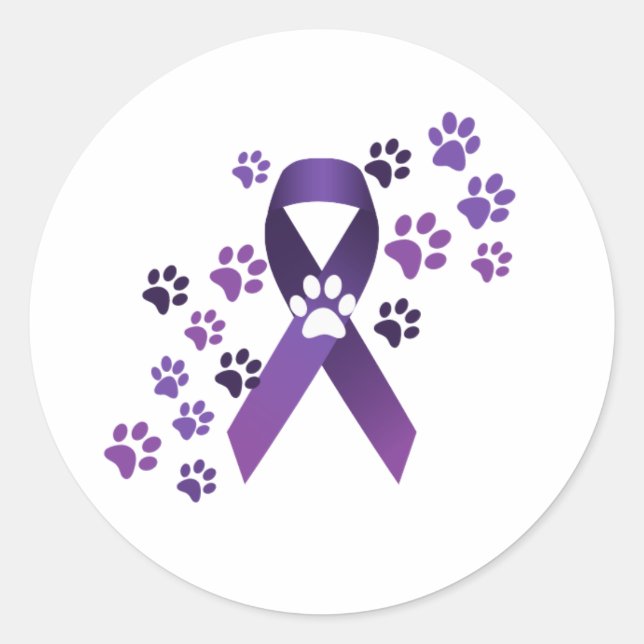 Sticker de sensibilisation à l'épilepsie canine (Devant)