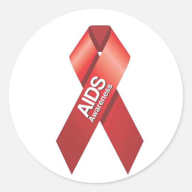 Sticker de sensibilisation au sida (Devant)