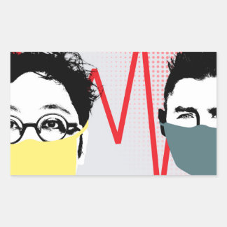 Sticker DE SENSIBILISATION AU VIRUS CORONA FACE MA