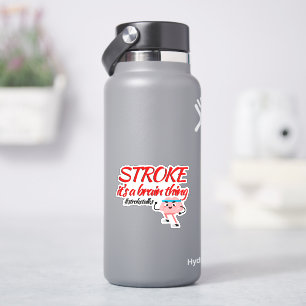 Sticker de sensibilisation aux AVC - C'est une cho