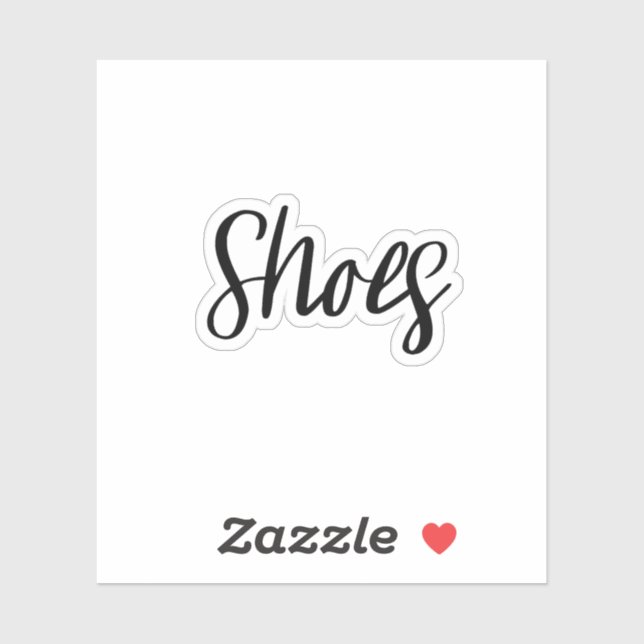 Sticker de stockage de chaussures (Feuille)