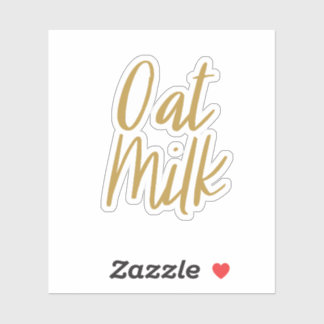 Sticker de stockage de lait d'avoine