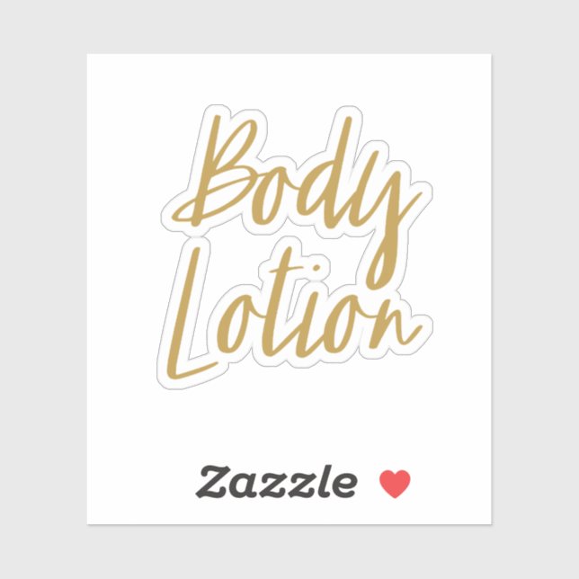 Sticker de stockage de lotion corporelle (Feuille)