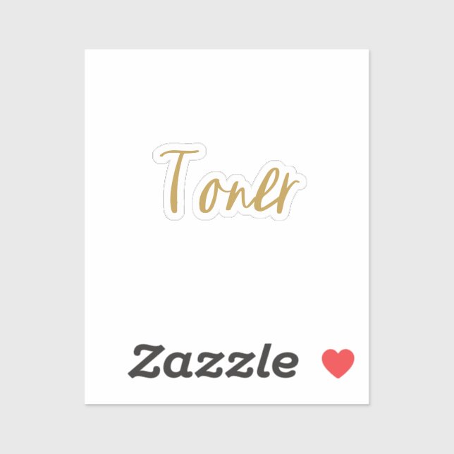 Sticker de stockage de toner (Feuille)