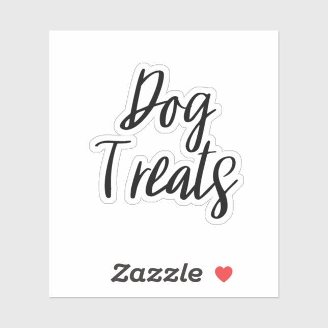 Sticker de stockage de traitement de chien (Feuille)