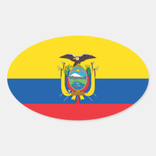 Sticker de style euro drapeau de Colombie