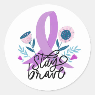 Sticker de support du ruban violet