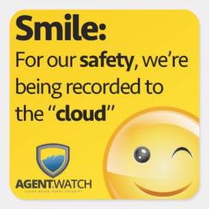 Sticker de surveillance de l'agent