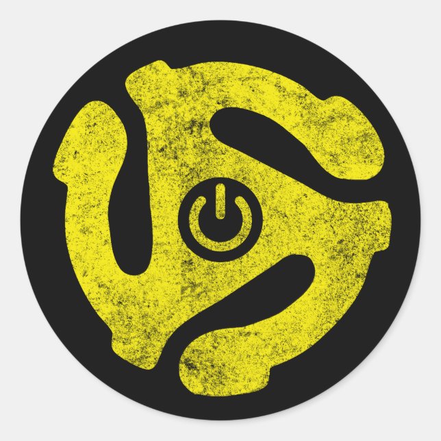 Sticker de symbole d'alimentation de l'adaptateur  (Devant)