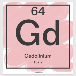 Sticker de table périodique - Gadolinium