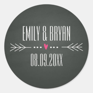 Sticker de tableau de bord mariage