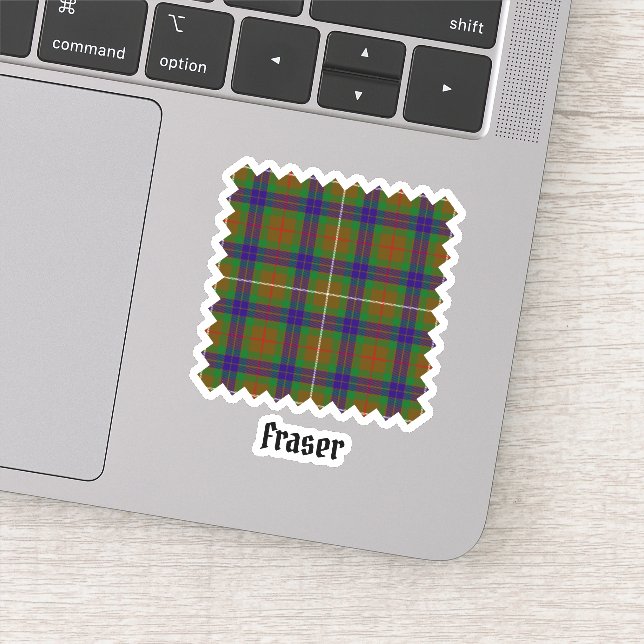 Sticker de tarte de chasse Clan Fraser (Détail)